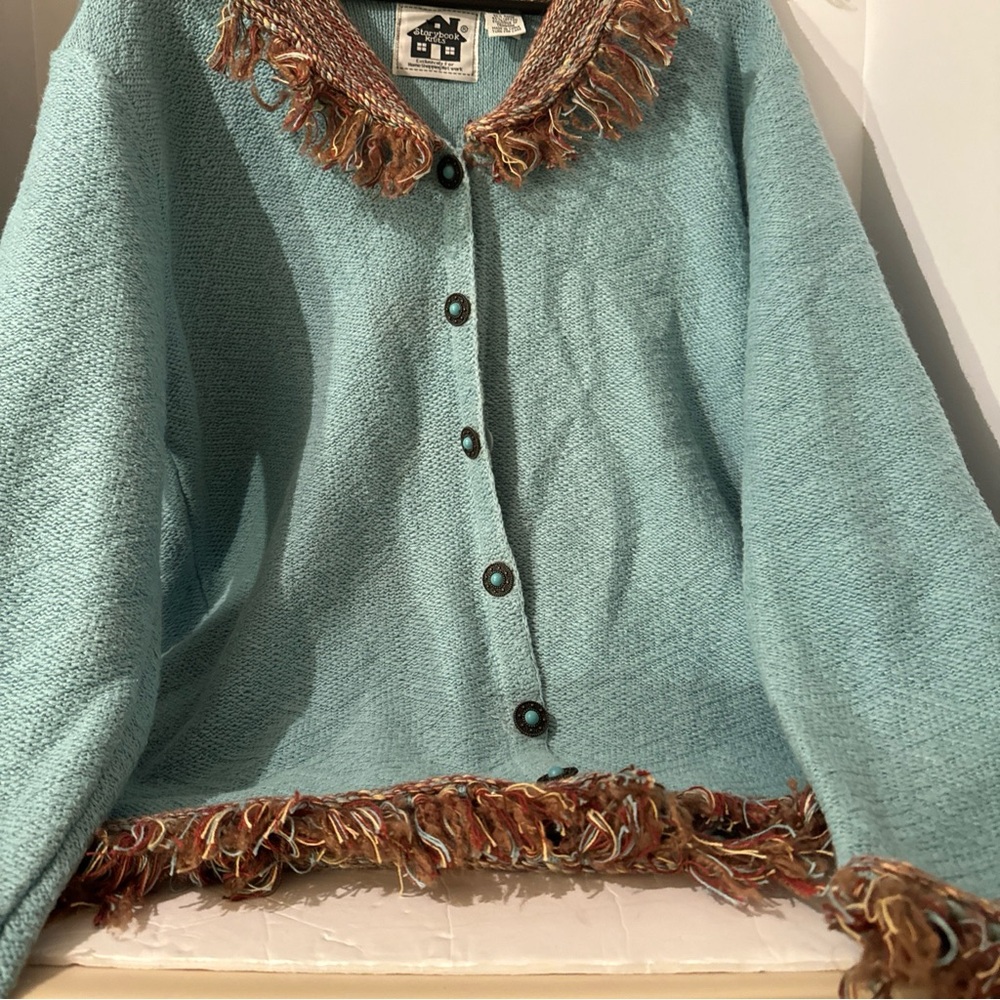 Vintage storybook knit sweater